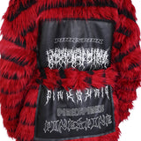 Striped Fur Coat