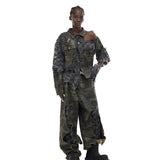 Camouflage Torn Pants