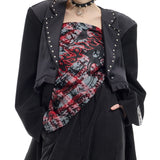 Grunge Studded Blazer