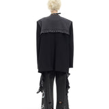 Grunge Studded Blazer