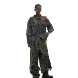 Camouflage Torn Jacket