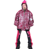 Punk fade bomber