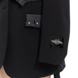 Grunge Studded Blazer