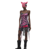 Metallic Punk Dress