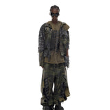 Camouflage Torn Jacket