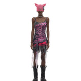 Metallic Punk Dress