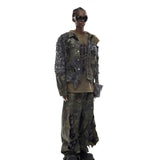 Camouflage Torn Jacket
