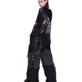 Fragmented Denim Jeans