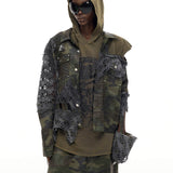 Camouflage Torn Jacket