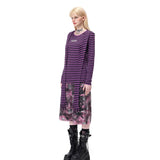 Stripe Four Sleeve Top