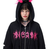 Mohawk Zip Hoodie