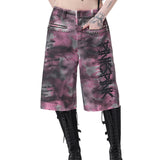 Camo Denim Shorts
