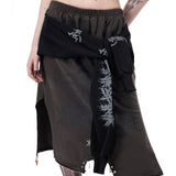 Reversible Zip Skirt