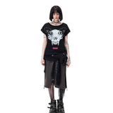 Reversible Zip Skirt