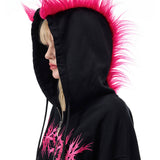 Mohawk Zip Hoodie