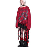 Raw Edge Sweatshirt