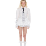 Lace Puff Shirt