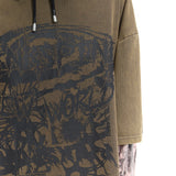 Layered Sleeve Hoodie