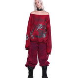 Raw Edge Sweatshirt