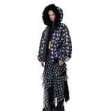 Alien Cat Midi Skirt