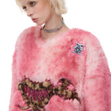 Leopard Heart Fur Tee