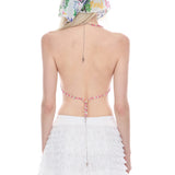 Graffiti mesh scarf