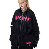 Mohawk Zip Hoodie