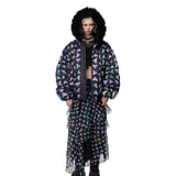 Alien Cat Midi Skirt