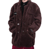 Caramel Suede Touch Coat