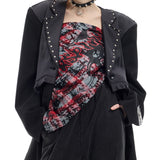 Grunge Studded Blazer