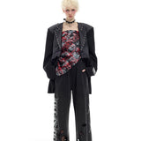 Grunge Studded Blazer