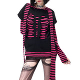 Reversible Skull Cat Tee
