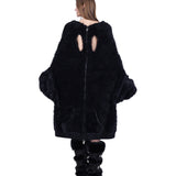 Reversible Fur Cardigan