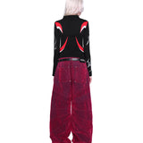 Segmented Denim Pants