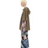 Layered Sleeve Hoodie