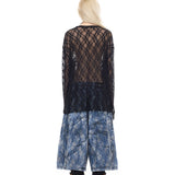 Sheer lace longsleeve