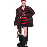 Caramel Suede Touch Coat