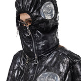 Double-Zip Puffer Hat