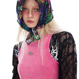 Graffiti mesh scarf