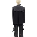 Grunge Studded Blazer