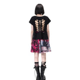 Reversible Skull Cat Tee
