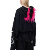 Mohawk Zip Hoodie