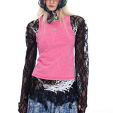 Graffiti mesh scarf