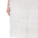 Layered lace pants