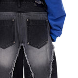 Flap Denim Pants