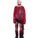 Raw Edge Sweatshirt