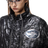 Double-Zip Puffer Jacket