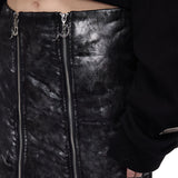 Double-Zip Puffer Skirt