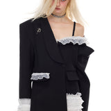 Off-Shoulder Blazer