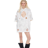 Distressed hoodie